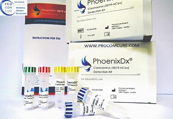 کیت تشخیص کرونا فونیکس محصول اتریش - Procomcure Biotech PhoenixDx 2019-nCoV