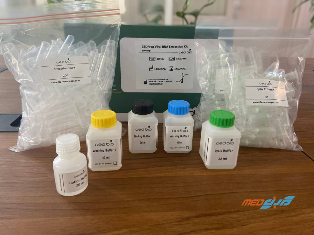 کیت استخراج RNA ویروسی (100) برند Cedbio ایران - Cedbio Viral RNA Extraction Kit (100)