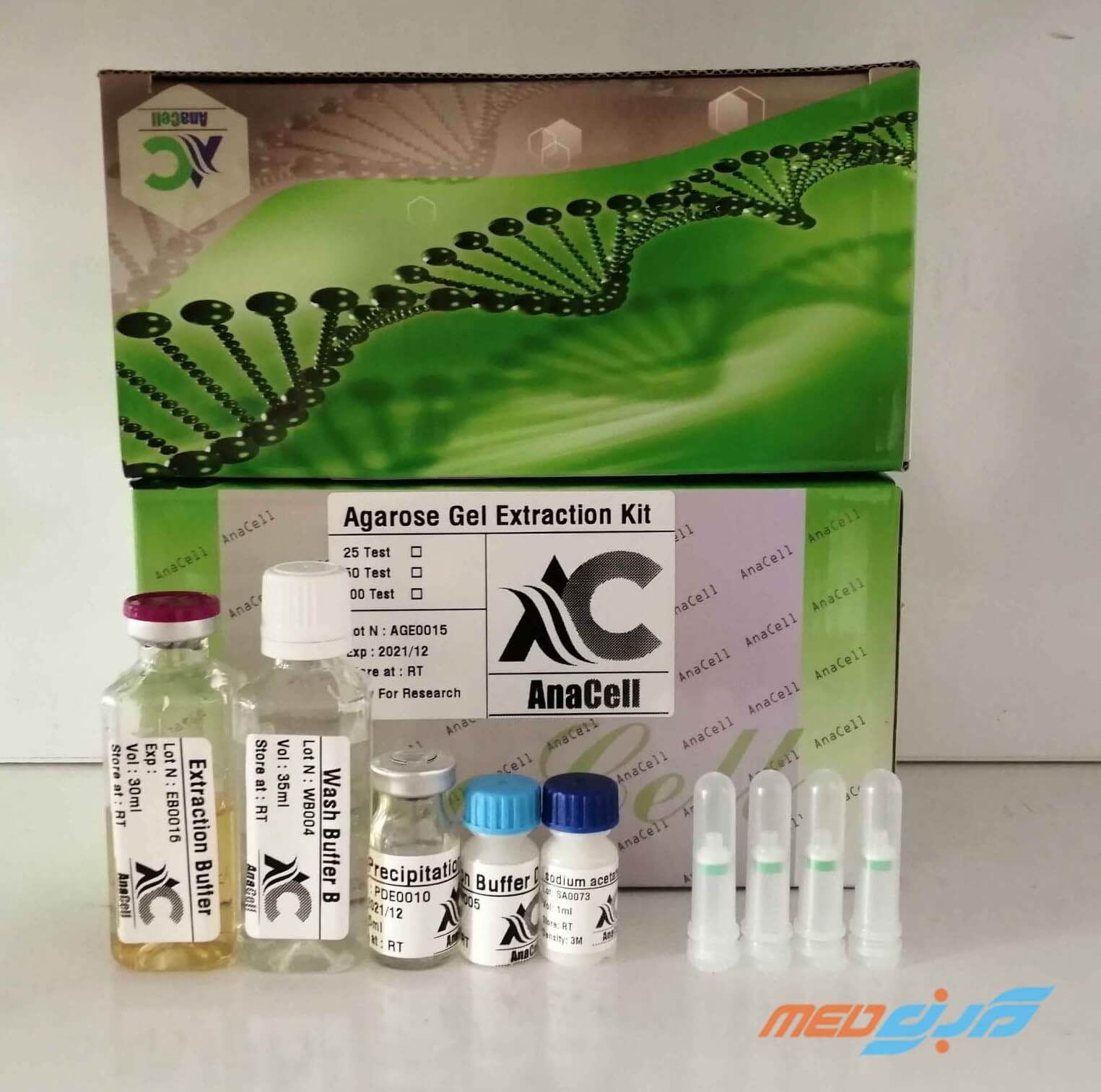 کیت استخراج DNA از ژل آگارز آناسل -  AnaCell Agarose Gel Extraction Kit