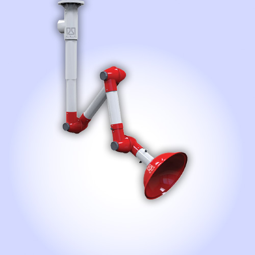 خرید هود بازویی آزمایشگاهی - تهویه موضعی با بازوی مفصلی ۳۶۰° و مکش قوی