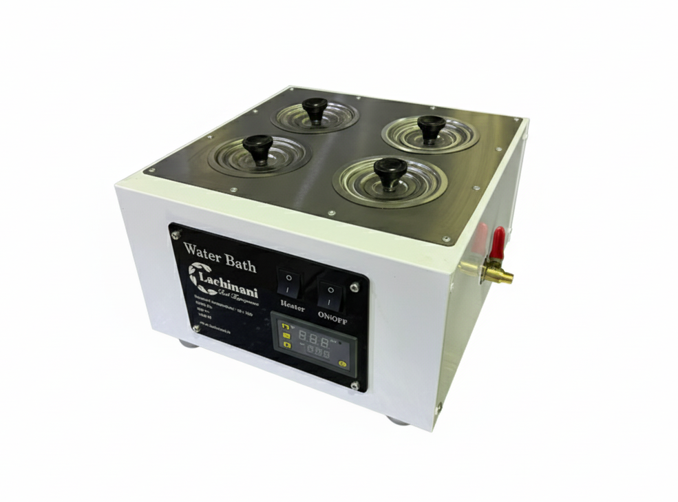 بن ماری چهارخانه آزمایشگاهی | کنترل دمای دقیق برای گرم‌سازی یکنواخت نمونه‌ها